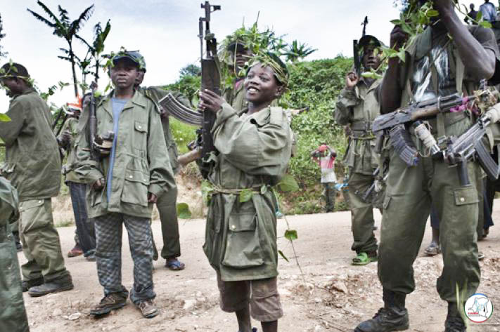 12 FEVRIER, LE MONDE CELEBRE LA JOURNEE INTERNATIONALE CONSACREE AUX ENFANTS SOLDATS
