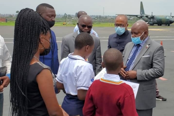 Arrivée à Goma ce lundi 11 Octobre 2021 du Coordonnateur National du P-DDRCS, Tommy TAMBWE USHINDI