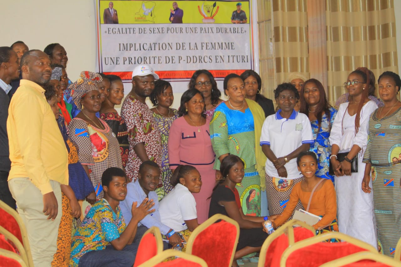 EN ITURI : 50 FEMMES ET JEUNES OUTILLES SUR LA FEUILLE DE ROUTE DU P-DDRCS