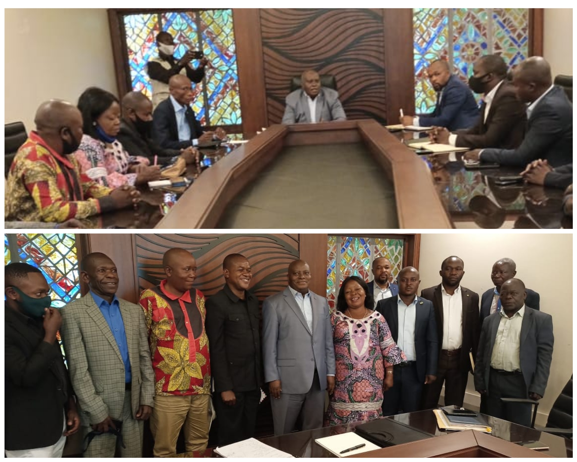 Le Coordonnateur National du P-DDRCS rencontre le BARZA INTERCOMMUNAUTAIRE du Nord-Kivu et la JEUNESSE INTERCOMMUNAUTAIRE le vendredi, 15 octobre 2021.