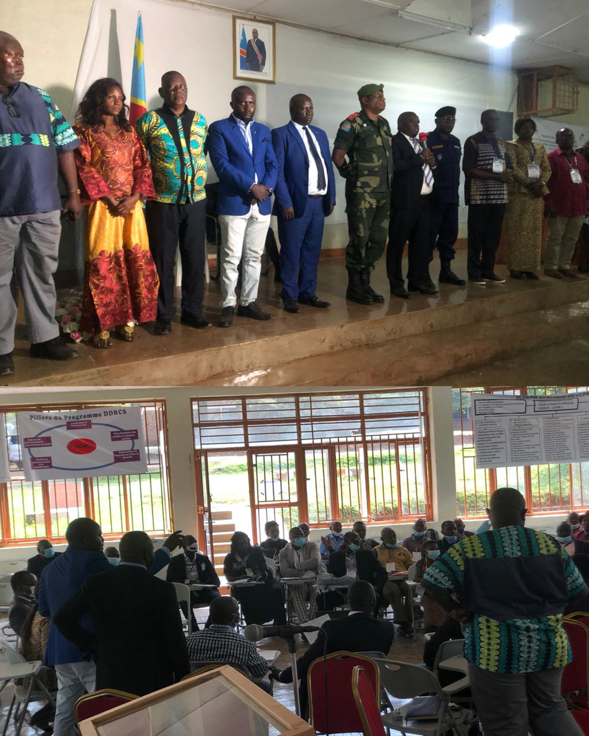 MISE EN PLACE DES MEMBRES DU CADRE DE CONCERTATION PROVINCIAL POUR LA PAIX ET APPUI AU P-DDRCS EN ITURI.