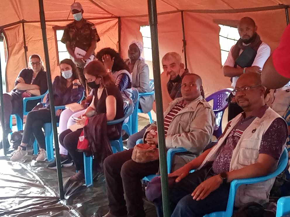 P-DDRCS/NORD-KIVU : VISITE DE LA CLINIQUE MEDICALE DE MUBAMBIRO PAR LA DELEGATION DE LA MONUSCO