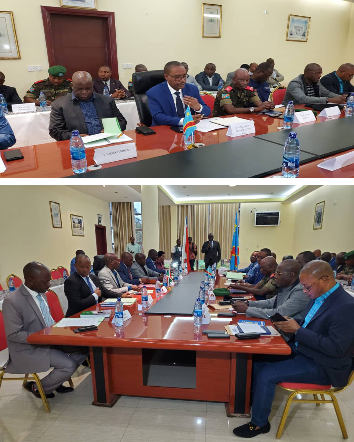 RDC : LE COORDONNATEUR NATIONAL DU P-DDRCS PARTICIPE AUX ECHANGES ENTRE LE GOUVERNEUR DU SUD-KIVU ET SES COLLÈGUES BURUNDAIS A UVIRA.